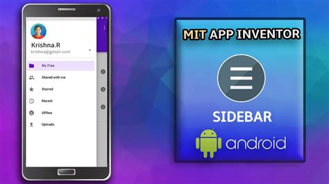 Sidebar Menu App Inventor