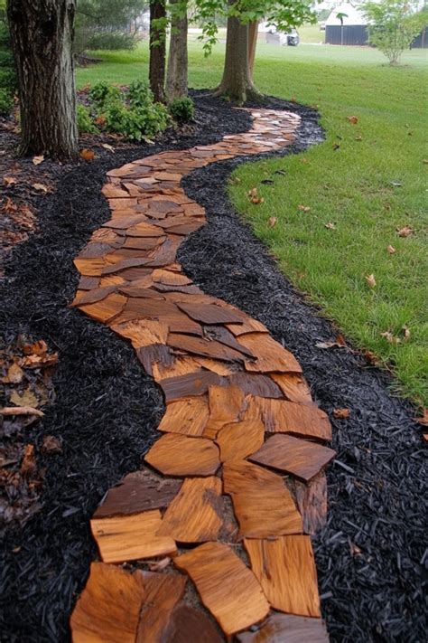 Sidewalk Mulch Ideas