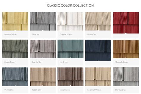 Siding Color Options