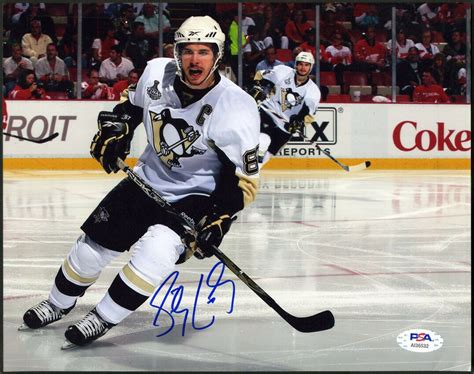 sidney crosby autographed memorabilia