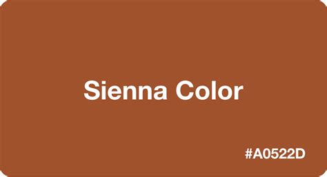 sienna color code html