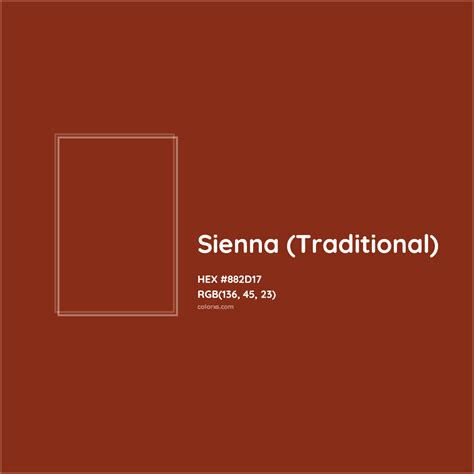 sienna color code name