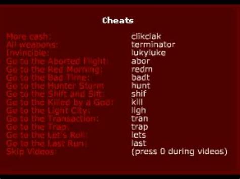 sift heads assault 2 cheats list