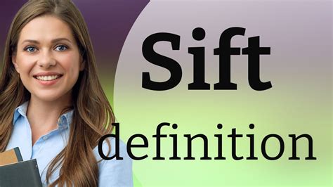 Sift Meaning Tagalog