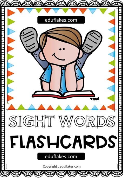 sight word flashcard resources