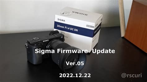 Sigma Firmware Update For Sony