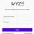 sign into wyze account