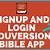 sign into youversion bible app