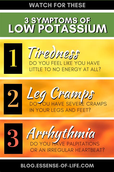 9 Symptoms of Low Potassium Levels in Your Body that You Should Not