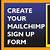 sign up form mailchimp