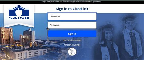 sign in to classlink saisd