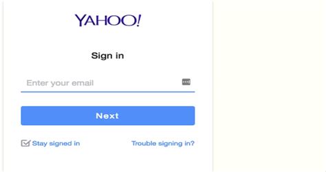 sign in to my yahoo email account