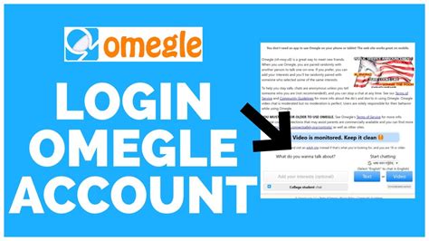 sign in to omegle