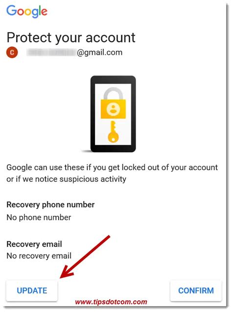 sign in using recovery email