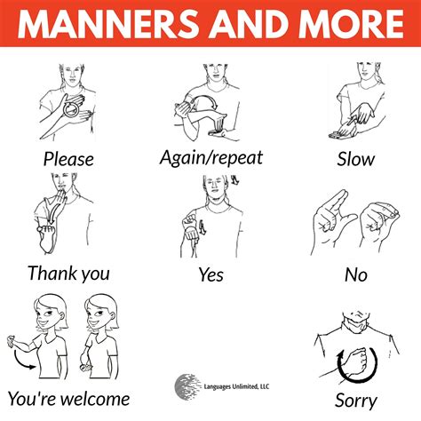 Sign Language Manners