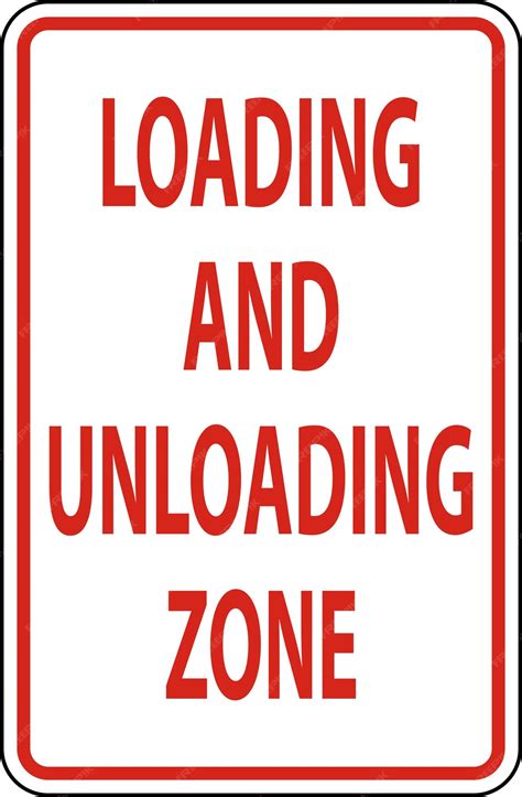 Sign Loading And Unloading Only Printable
