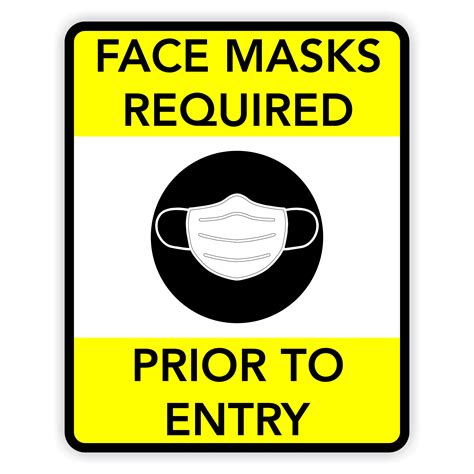 Sign Mask Required Printable