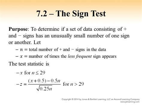 Sign Test Definition