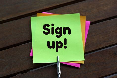 Sign Up Definition And Example