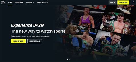 sign up to dazn