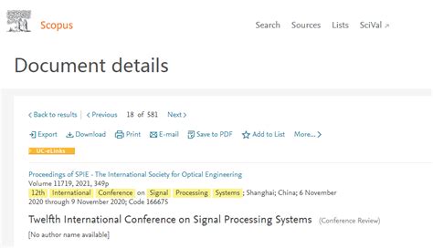 Signal Processing Journal Scopus