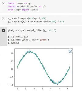 Signal.savgol_Filter Python