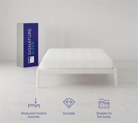 signature sleep memoir 8 memory foam queen mattress