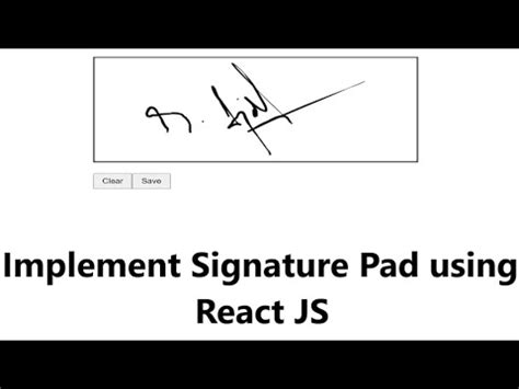 Signaturepad React-Signature-Canvas