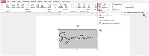 How to Insert a Signature in Word