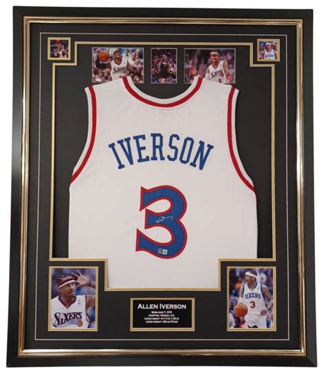 signed allen iverson jersey