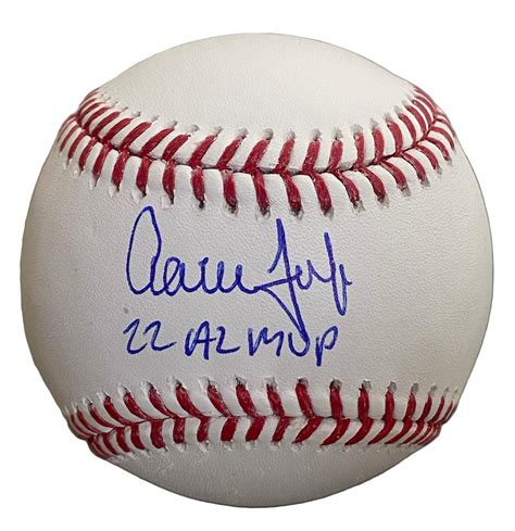 Signed Baseball Aaron Judge