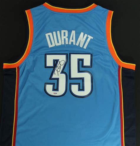 signed kevin durant jersey