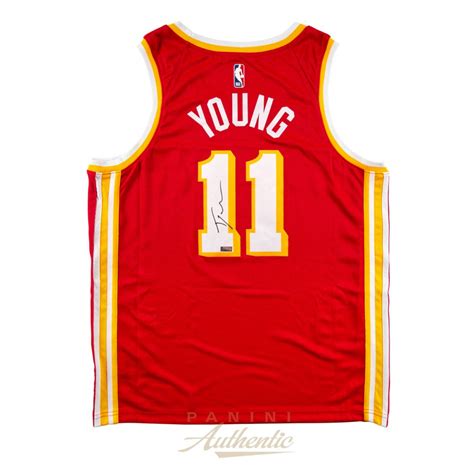 signed trae young jersey