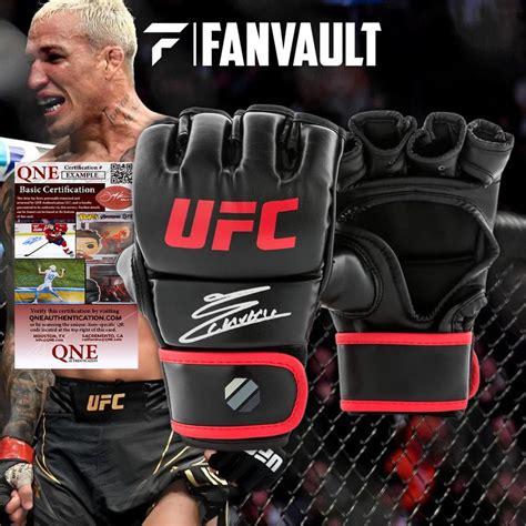 signed ufc gloves
