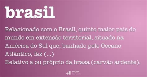significado da palavra brasileiro