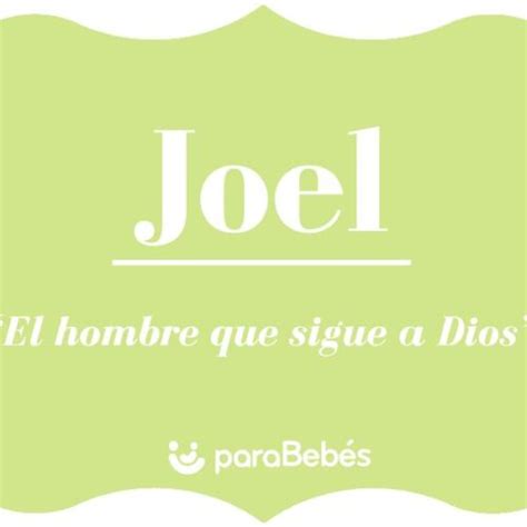 Joel Meaning of Name