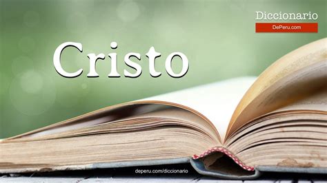 significado de la palabra cristo