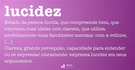 significado de lucidez