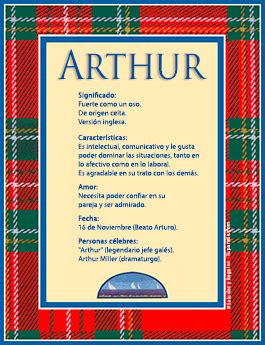 significado del nombre arthur