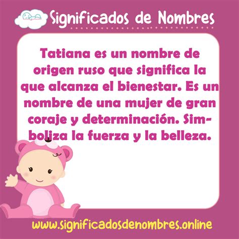 significado del nombre de tatiana