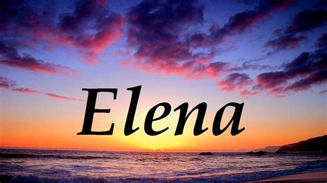 significado del nombre elena