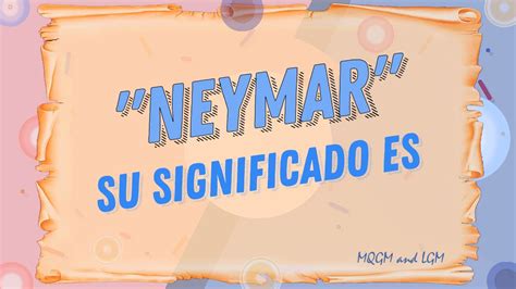 significado del nombre neymar