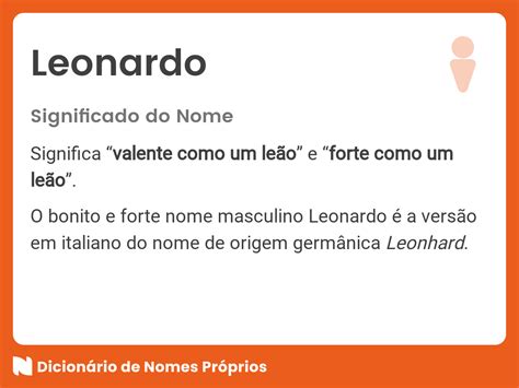 significado do nome leonardo