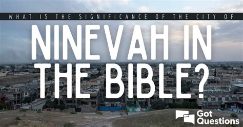 significance of nineveh in the bible