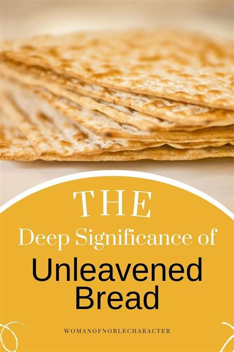 significance of unleavened bread at passover