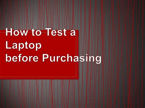 significant Tips To fall out For purchasing A laptop