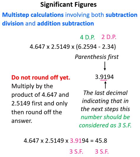 significant figures in addition and multiplication