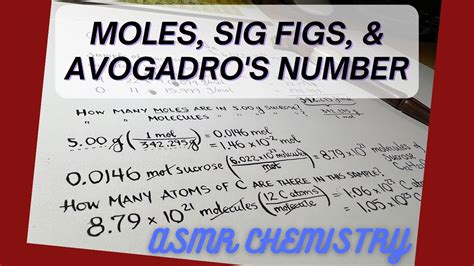 significant figures in mole calculations