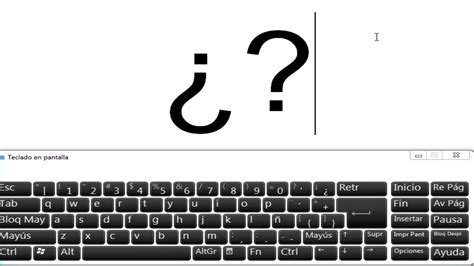 Cómo Poner o Hacer el Signo de Interrogación en el Teclado de tu PC o