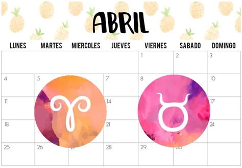 signo zodiacal del mes de abril